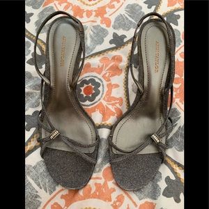 Ann Taylor Pewter Heels